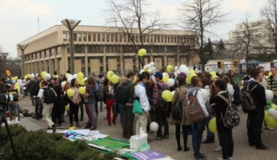 2011 04 26 Protesto eitynės prieš AtE